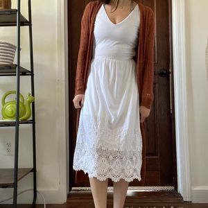 Ralph Lauren White embroidered Fairy‎ Boho Cottage Core Cotton Sz XS Women's